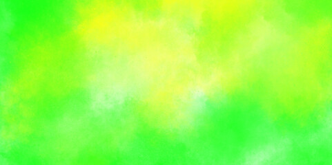 abstract painting background Yellow and Green gradient background for business documents, Delicate classic texture. Can be used as horizontal background graphic.
