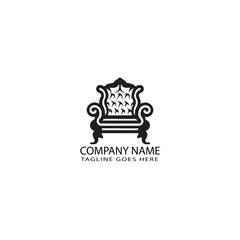 Furniture logo template design