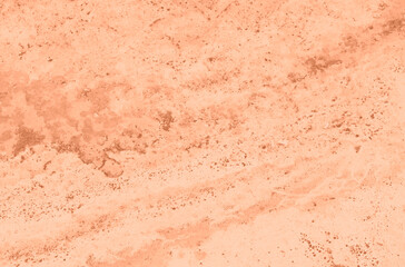 Peach Fuzz toned colour grunge decorative wall background. Art rough stylized texture banner trendy color 2024. Grunge Peach Fuzz color texture