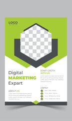 Modern corporate creative business flyer design