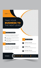 Modern corporate creative business flyer design