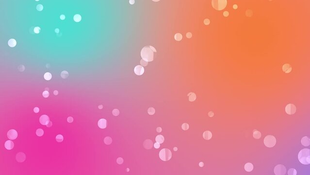 Round bubbles on colorful background, background
