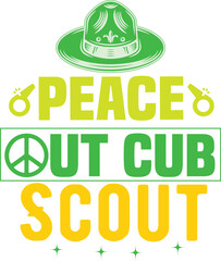Peace out cub scout