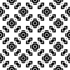 White background with black pattern. Seamless texture for fashion, textile design,  on wall paper, wrapping paper, fabrics and home decor. Simple repeat pattern.