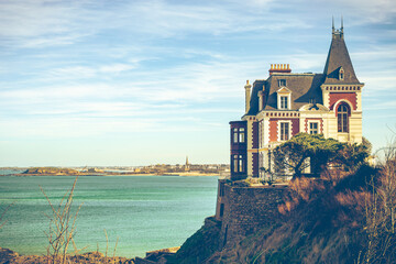 Belle Epoque house in Dinard. Photography taken in France