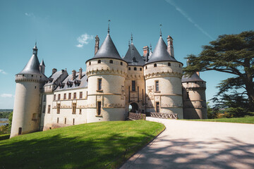 Fototapeta na wymiar The Château de Chaumont castle in Chaumont-sur-Loire, Photography taken in France