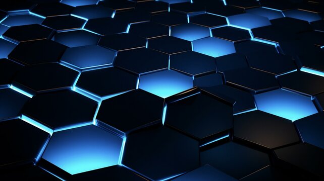 abstract 3d blue background