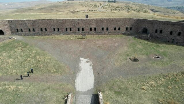 aerial historical redoubt