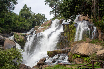 Naklejka na ściany i meble Mae Klang Waterfall Thailand