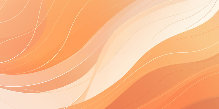 abstract orange banner watercolor background 6K wallpaper