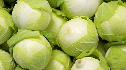 A clear image of some fresh & helthy cabbage background