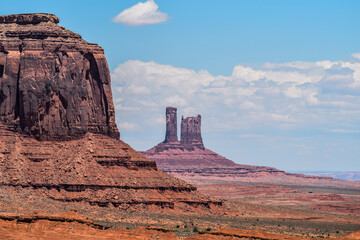 rock formations in monument valley, arizona