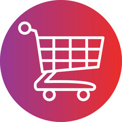 Shopping cart Icon style