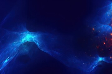 background landscape gital technology Cyber animation particle dot galaxy Abstract Flame Elegant Blue Deep art background beautiful blur blurry bokeh bright colours cool dark decoration design - obrazy, fototapety, plakaty