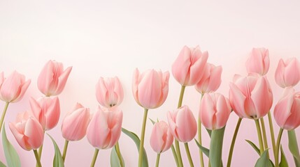 pink tulips background.