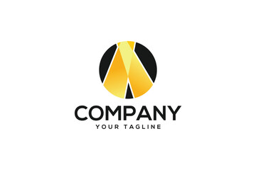 Creative logo design depicting a circle with spot lights inside.