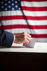 Ballot Drop: Close Perspective on Voting in a Booth Setting