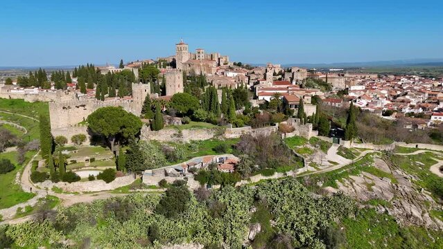 The Spanish town of Truijillo with it's oldtown containing many medieval and renaissance buildings