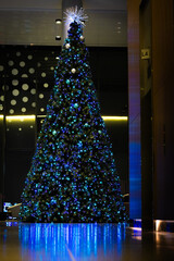christmas tree with lights