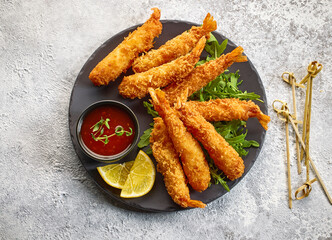 breaded Torpedo shrimps