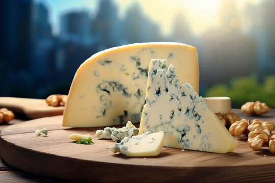 Blue cheese close-up