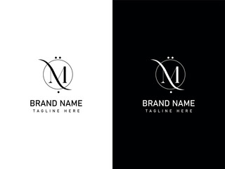 Minimal  M Letter Logo