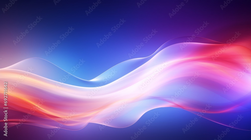 Poster abstract background with colorful smooth lines. illustration. eps 10. generative ai
