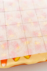 Candy corn fudge