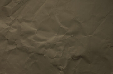 Brown crumpled paper for background image