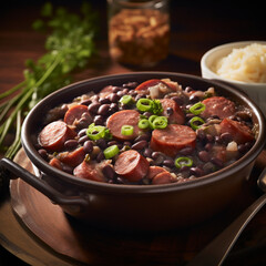 Feijoada - Food Brazilian, Generative AI	