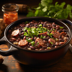 Feijoada - Food Brazilian, Generative AI	