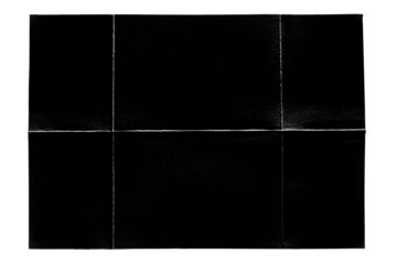 Grunge Folded Paper Overlay. Halftone shapes and texture, retro and stained effect. Crumpled isolated paper for photo texture overlay in retro style. Poster, Mockup, Graphic Design.