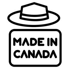 hat made in canada line