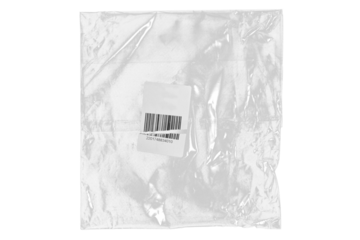 Isolated Plastic Wrap Texture on transparent background. Realistic crumpled plastic overlay and photo effect. Wrinkled Surface. For music CD covers, posters, greeting cards, banners, web design.