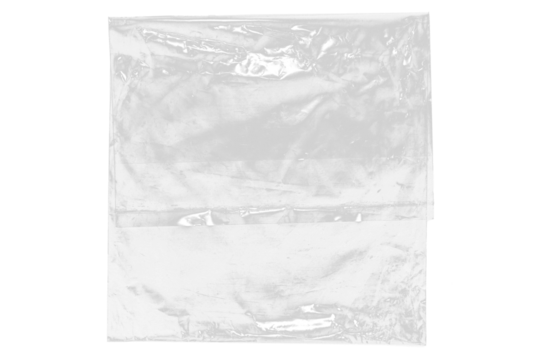 Isolated Plastic Wrap Texture on transparent background. Realistic crumpled plastic overlay and photo effect. Wrinkled Surface. For music CD covers, posters, greeting cards, banners, web design.
