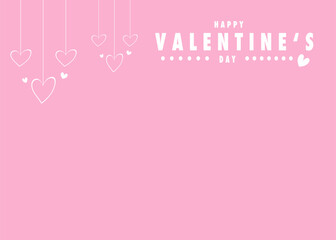 Valentine’s day background, pink background	