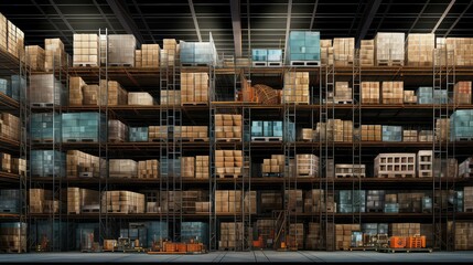 logistics storehouse warehouse background illustration inventory distribution, facility supply, shipment goods logistics storehouse warehouse background