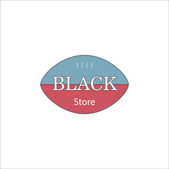 Black Store Tiny Logo Design