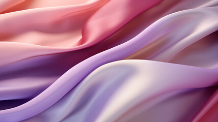 Colored silk drapery fabric background