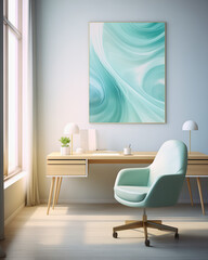 The Calming Rhythms trend transforms a workplace into a serene setting with fluid visuals. Simple abstract patterns evoke emotional well-being, fostering tranquility and mental balance.