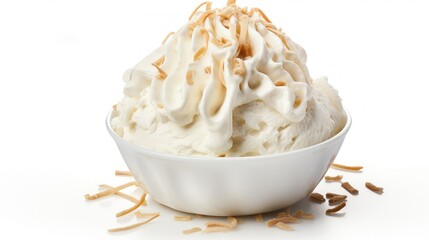 dessert white ice cream illustration scoop cone, soft gelato, sundae milkshake dessert white ice cream
