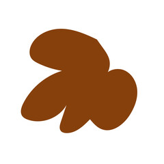 Neutral abstract shapes vector 