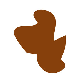 Obraz premium Neutral abstract shapes vector 