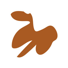 Neutral abstract shapes vector 