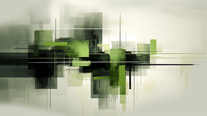 Fototapeta premium green and gray color gradient abstract background, gray