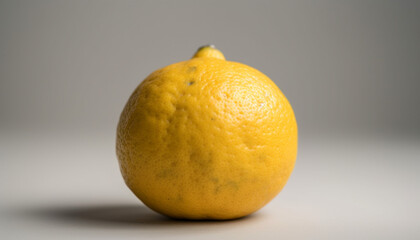 Juicy citrus slice, ripe and fresh, perfect for healthy eating generated by AI