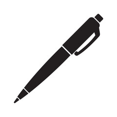 fountain pen icon logo vector design template