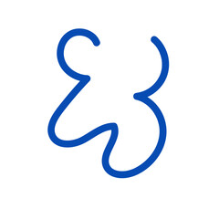 Obraz premium Wriggly scribble doodle line vector 