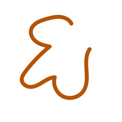 Wriggly scribble doodle line vector 