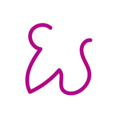 Wriggly scribble doodle line vector 